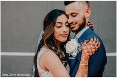 Indian bride and groom portrait. Indian bride and groom portrait.