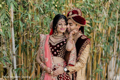 Indian couple first look photo session. Indian couple first look photo session.