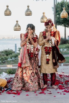 Indian couple during their wedding ceremony capture. Indian couple during their wedding ceremony capture.