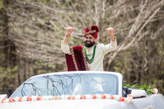 Joyful indian wedding baraat procession. Joyful indian wedding baraat procession.