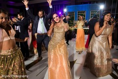 Indian wedding reception dance capture. Indian wedding reception dance capture.