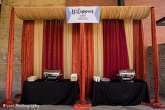 Indian sangeet food station decoration. Indian sangeet food station decoration.