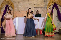 Maharani with bridesmaids dance. Maharani with bridesmaids dance.