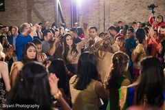 Indian bride at sangeet dance celebration. Indian bride at sangeet dance celebration.