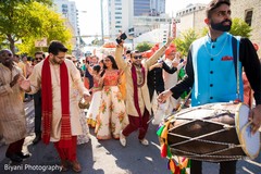 Indian pre-weeding baraat procession. Indian pre-weeding baraat procession.