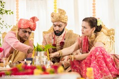 Indian grooms Var Aagman ritual. Indian grooms Var Aagman ritual.