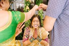 Indian bride at her haldi ritual. Indian bride at her haldi ritual.