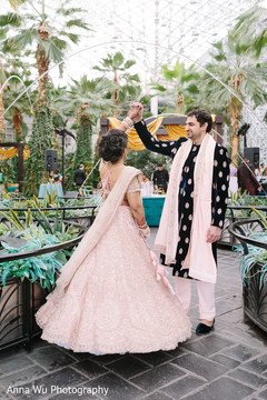 Indian groom admiring bride. Indian groom admiring bride.