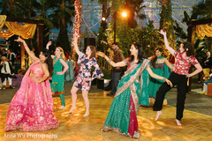 Indian pre-wedding Sangeet choreography. Indian pre-wedding Sangeet choreography.