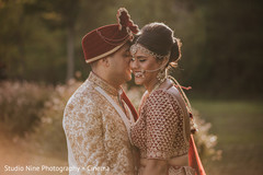 Indian couple posing outdoors. Indian couple posing outdoors.