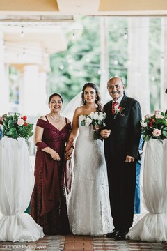 Indian bride with parents capture. Indian bride with parents capture.