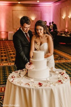 Indian couple cutting cake moment. Indian couple cutting cake moment.