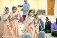 Indian flower girls walking down the aisle. Indian flower girls walking down the aisle.