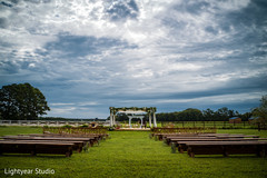 Enchanting decor for outdoor wedding ceremony Enchanting decor for outdoor wedding ceremony