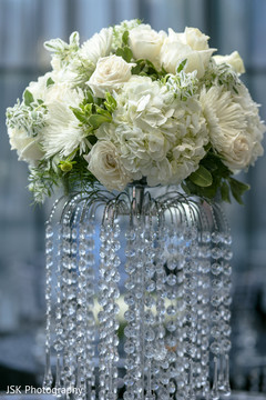 Crystal Indian wedding flowers base. Crystal Indian wedding flowers base.
