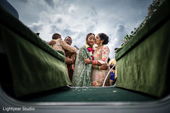 Indian bride saying goodbye to her family. Indian bride saying goodbye to her family.
