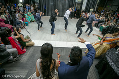 Indian groomsmen at reception choreography. Indian groomsmen at reception choreography.