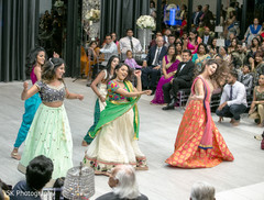 Indian bridesmaids at reception choreography. Indian bridesmaids at reception choreography.