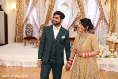 Indian couple during wedding speech. Indian couple during wedding speech.