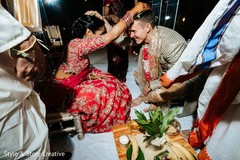 Indain bride and groom at wedding ceremony ritual. Indain bride and groom at wedding ceremony ritual.