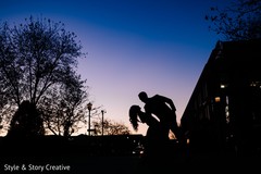 Indian couple silhouette photo. Indian couple silhouette photo.