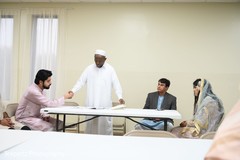 Indian lovebirds getting ready to sign their marriage certificate Indian lovebirds getting ready to sign their marriage certificate