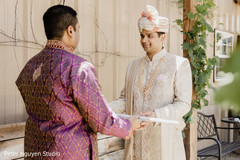 Indian groom getting ready capture Indian groom getting ready capture