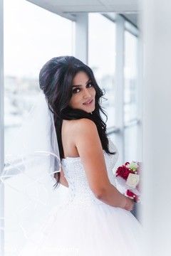 Beautiful Indian bride's portrait Beautiful Indian bride's portrait