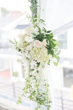 Gorgeous floral decor for Christian wedding ceremony. Gorgeous floral decor for Christian wedding ceremony.