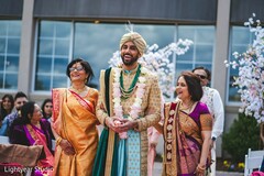Raja walking down the aisle. Raja walking down the aisle.