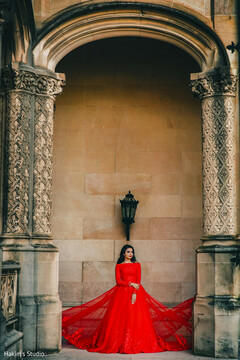 Indian bride on her engagement dress. Indian bride on her engagement dress.