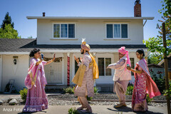 Indian grooms baraat dance. Indian grooms baraat dance.