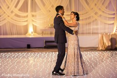 Maharani and raja at the wedding reception dance. Maharani and raja at the wedding reception dance.