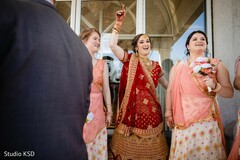 Indian bride on her way to her wedding. Indian bride on her way to her wedding.