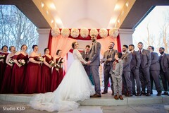 Indian bride and groom at the wedding ceremony. Indian bride and groom at the wedding ceremony.