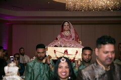 Indian bride making her entrance to the ceremony. Indian bride making her entrance to the ceremony.