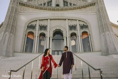 Lovely Indian bride and groom holding hands. Lovely Indian bride and groom holding hands.