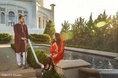 Adorable Indian bride looking at groom. Adorable Indian bride looking at groom.