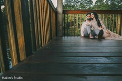 Romantic Indian bride and groom having a treasured moment. Romantic Indian bride and groom having a treasured moment.