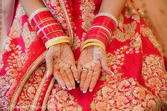 Elegant Indian bride bangles and mehndi art. Elegant Indian bride bangles and mehndi art.