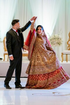 Lovely Indian bride and groom's dance capture Lovely Indian bride and groom's dance capture