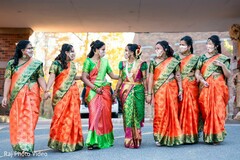 Cute Indian bride with bridesmaids photography Cute Indian bride with bridesmaids photography