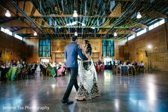 Lovely Indian bride and groom's dance. Lovely Indian bride and groom's dance.