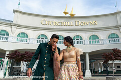 Lovely Indian bride and groom holding hands. Lovely Indian bride and groom holding hands.