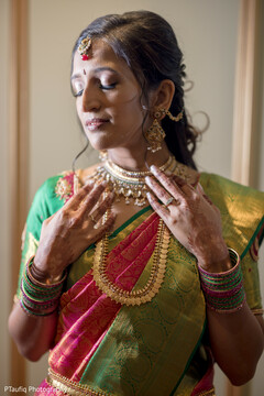 Beautiful Indian bride's portrait Beautiful Indian bride's portrait