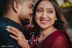 Adorable capture of Indian bride and groom Adorable capture of Indian bride and groom
