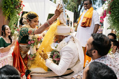 Adorable indian bride smiling capture Adorable indian bride smiling capture