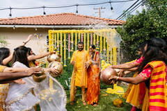 Haldi ceremony portrait Haldi ceremony portrait