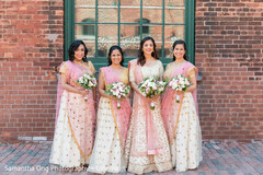 Outdoor themed indian bride with bridesmaids photo session Outdoor themed indian bride with bridesmaids photo session