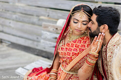 Indian newlyweds heartfelt moment Indian newlyweds heartfelt moment